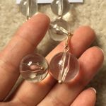 Kitsch clear ball long earrings Photo 2