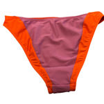 NEW Free People X Seea Vega Bikini Bottom large orange purple high cut Photo 2