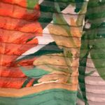 Soft Surroundings  Reagan Tropical Stripe Tunic Top Women's Large Resortwear Photo 2