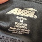 Avia  | Women's Black Athletic Mesh Insert Leggings, M Photo 4