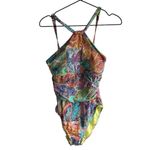 Bleu Rod Beattie Paisley-Print Halterneck 8 One-Piece Swimsuit Photo 3