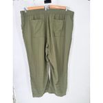 Old Navy  Women Wide Leg Linen Pants 3X Green Comfort Waistband Coastal High Rise Photo 5