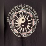 Spiritual Gangster Spititual Gangster Let Your Soul Grey Charcoal Women’s Long Sleeve size Large Photo 7
