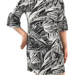 Alexandra+Oak Boat Neck Elbow Sleeve Dress Black and white‎ size XXL Photo 0