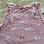 Women’s Sz Small Mauve The Nike Tee Racer Back Cotton Graphic Athletic Tank Photo 3