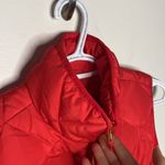 Woolrich poppy red quilted duck puffer vest size S Photo 81