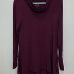 Cuddl Duds Softwear With Stretch Modal Purple Cowl Neck Pullover Top Size Medium Photo 0