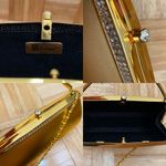 SCHEILAN Firenze Gold Evening Bag Convertible Small Clutch Bag Photo 15