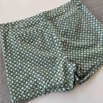 Banana Republic Green and White Printed Flat Front Short Chino Khaki Shorts 16 Photo 6