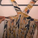 Free People Yellow And Blue Patterned Top Photo 0