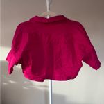 Showpo Hot Pink Collared Crop Cargo Shirt Cotton Barbiecore Photo 6