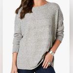 Style & Co . Mixed-Rib Tunic Sweater. Gray/white blend. Women’s Size XXL. Photo 0