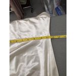 Windsor  Ivory Satin Ruched Bodycon Dress XS Photo 7