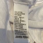 James Perse  white rolled sleeve tee dress small NWT Photo 6