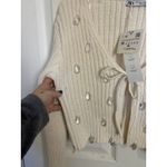 ZARA NWT Cropped Tie Front Knit Cardigan Sweater Size Medium Coquette Fairycore Photo 2