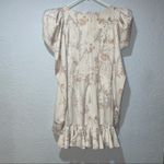 NWOT Nat & Liv Floral Victoria Dress Size S Whimsical Chic Fairy White Photo 5