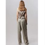 The Frankie Shop Gelso Waistcoat Light Taupe Melange Vest Neutral Sz XS Tan Photo 2