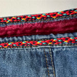 New Direction New Directions Women’s Boho Indie Embroidered Embellished‎ Denim Vest Size M Photo 9