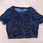 Urban Outfitters  blue and black top Photo 0