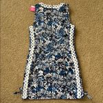 Lilly Pulitzer  Blue and White Dress NWT Size 8 Photo 1