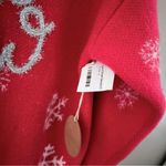 BiBi Festive Pink Snowflake Sweater White Size M Photo 2