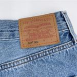 Levi's Premium 501 90s Cutoff Mid Thigh Jean Shorts Women's Size 28 Medium Wash Photo 8