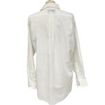 Nancy Ellis Western Shirt Medium White Rhinestone Lion Embroidery Bling EUC Photo 3