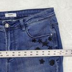 Kensie  Jeans Womens 8/29 Ankle Skinny Blue Denim Pants Embellished star pockets‎ Photo 2