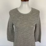Dylan ‎ Small Knit Sweater Dress Gray Lace Hem Boho Chic Cozy Long Sleeve Tunic Photo 1