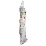 Vintage Y2K Cream Floral Fairy Whimsy Maxi Church Spring Dress Sleeveless (M) Size M Photo 2