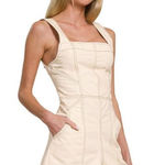 Zenana Outfitters Tie Back Romper Photo 0