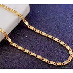 Boutique 18k Yellow‎ Gold Filled Flat Mariner Chain Necklace, 20” Photo 7