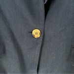 Lulus Classic Navy Linen Blend Womens 1 Button Relaxed Fit Blazer NWOT Size XS Blue Photo 2