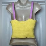 Forever 21 NWT  Beach Crochet Colorful Patchwork Starfish Thin Strap Tank Top Photo 3