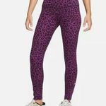Nike NWT   Dri-FIT One High-Waisted Printed Leggings Purple S DM7274-503 08 Photo 0