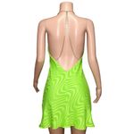 Amanda Uprichard  Kimball Mini Dress, Apple Green, Large Photo 7