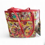 Sakroots Clear Koi Tote Shoulder Purse Coral BeachPool Bag w/Makeup Wallet Photo 4