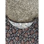 Boden Knot Front Jersey Midi Dress Black Block Paisley Ruched Tie Side Womens 12 Photo 5