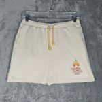 Disney Skort Women Small Tan Mini Length Magic in the Air Castle Vacation Travel Photo 1