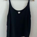 A New Day Black V Neck Slip Style Layering Tank XL Photo 0