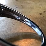 Natural Blue Sapphire Sterling Silver Cocktail Ring Photo 4