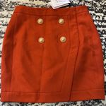 Balmain  Red Button Skirt size FR 40 Photo 0