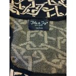 Jolie & Joy Chain Link Womens Sweater Dress Long Sleeve Body Con Size Large Black Photo 2