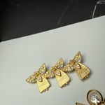 Angel Rhinestone Christmas Holiday Lot Of 3 Brooch Pin Angels 1 Signed Aai Gold Photo 9
