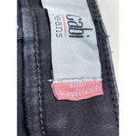 CAbi #3387 Destructed Slim Boyfriend Distressed Black Jeans Women's Size 2 Photo 5
