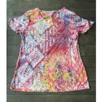 Fashion Bug NWT  Women's Multicolor Short sleeve Top‎ size Large Photo 5