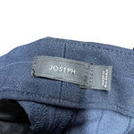 Joseph  Rocket Gabardine Stripe Jacquard Navy Blue Trouser Pants Size 42 / US 10‎ Photo 7