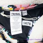 NEW‎ Rhythm. X free people Rio Hi Cut Bikini Bottoms floral, size L Red Size L Photo 9