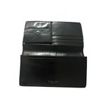 CELINE Womens Black Vintage Long Logo Clutch Wallet Photo 10