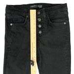 Veronica Beard Black Raven High Rise Button Fly Skinny Jeans Size 26 Denim Photo 9
